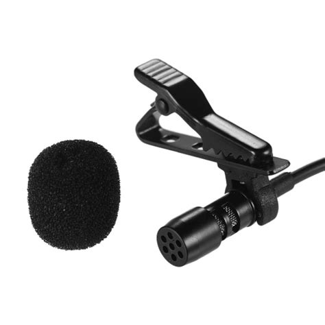 Andoer Mini Lapel Lavalier Clip On Condenser Microphone Mic With Usb