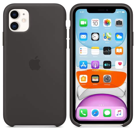 Funda Para Iphone 11 Silicona Color Negro De Apple K Tuin