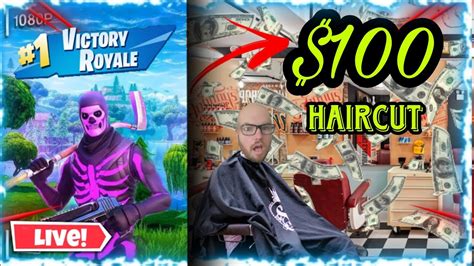 Live Fortnite And Haircut Youtube