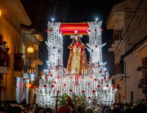 Ayacucho así se vivió anoche la procesión del Señor de la Sentencia