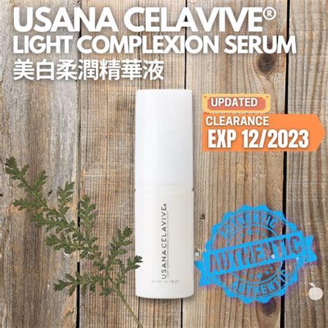 Usana Celavive Light Complexion Serum 30gm Shopee Malaysia