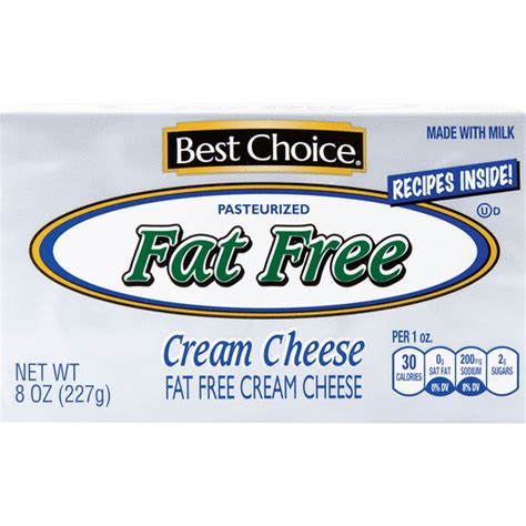 Best Choice Fat Free Cream Cheese | Cream Cheese | Reasor's