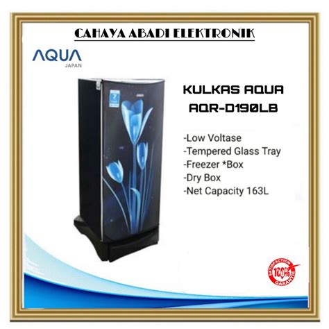 Jual Kulkas Aqua Pintu Aqr D Lk Lb Bunga Kulkas Aqua Aqr D Lb