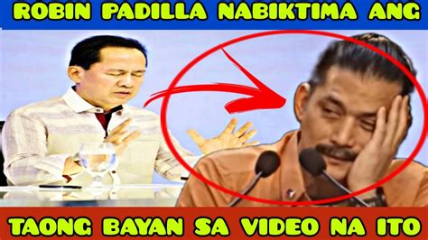 NABISTO NA SEN ROBIN PADILLA NAG SINUNGALING SA PAGTANGGOL KAY QUIBOLOY