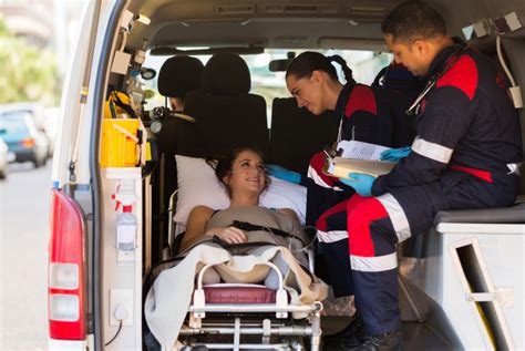 Patient Inside Ambulance