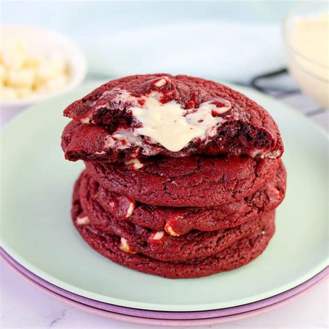 Galletas De Red Velvet Con Relleno De Queso Crema Recetas De Cosas