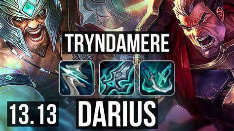 Tryndamere Vs Darius Top 6 Solo Kills 900k Mastery Kr Master