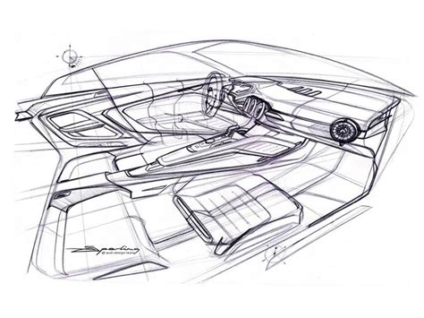 Car News And Information Car Interior Design Sketch