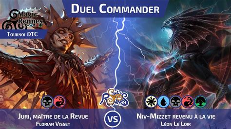 MTG DUEL COMMANDER Juri maître de la Revue VS Niv Mizzet revenu à