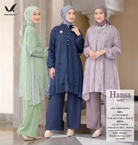 Baju Setelan Model Terbaru 2023 Hansa Oneset Lazada Indonesia