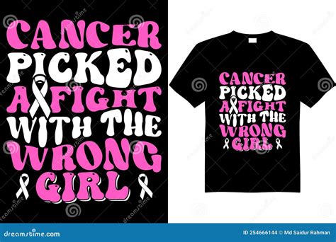 Breast Cancer Awareness T Shirt Design Cancer T Shirt Design Vector