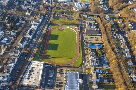 Olsberg Von Oben Sportplatz Fussballplatz In Olsberg Im Bundesland