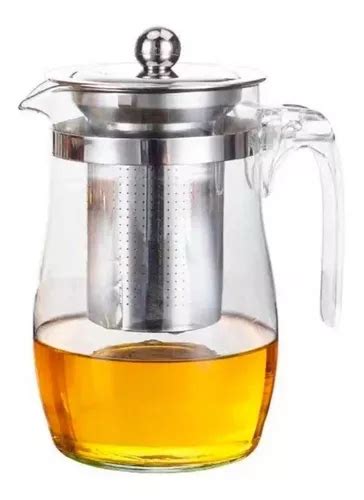 Chaleira Bule De Vidro Infusor De Chá Inox 750ml MercadoLivre