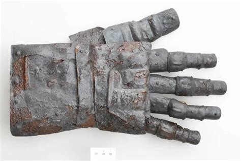 Medieval Gauntlet Unearthed Near Swedish Castle