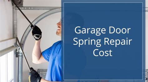 Garage Door Spring Repair Cost - Heritage Garage Door