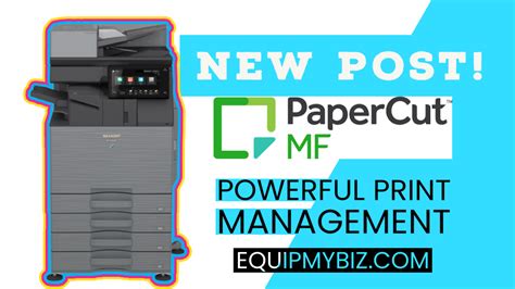 Papercut Mf And Sharp Mfp A Perfect Paidr