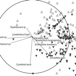 Non Metric Multidimensional Scaling Nmds Chart On The Two Dimensional