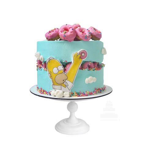 Descubrir Imagen Pastel De Homero Simpson Fondant Viaterra Mx