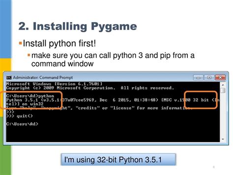 How To Install Pygame On Windows