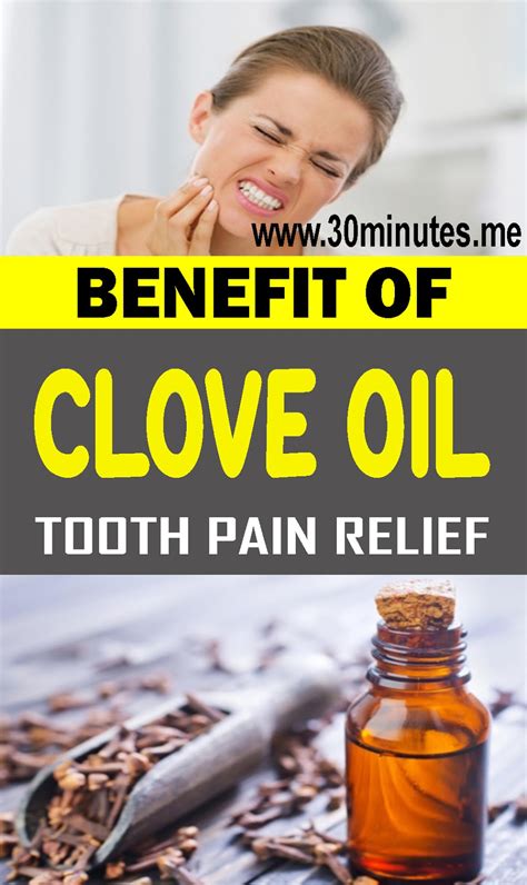 Clove Oil For Tooth Pain Relief Health And Wellness