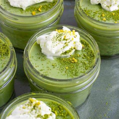 Easy Matcha Pudding 4 Ingredients Plates By Nat