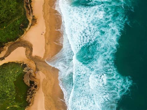 Aerial view of beach 1230609 Stock Photo at Vecteezy