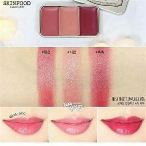 Skinfood Fresh Fruit Lip And Cheek Trio Beauty And Personal Care Face