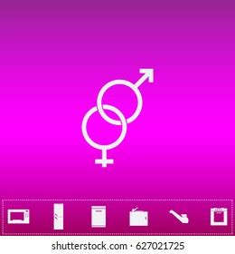 Twisted Male Female Sex Symbol Black 스톡 일러스트 389858158 Shutterstock