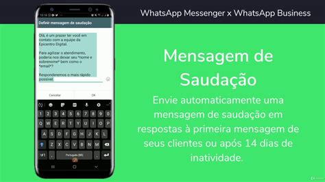 Exemplos de Mensagens de Saudação no WhatsApp Business para