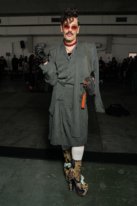 Celebrities Front Row At Andreas Kronthaler For Vivienne Westwood Fall