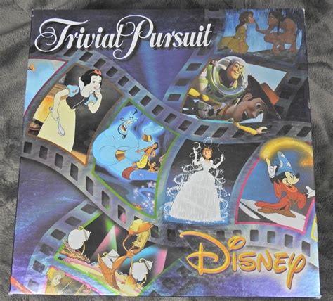 Disney Animated Picture Edition Game Trivial Pursuit 2002 100 Complete