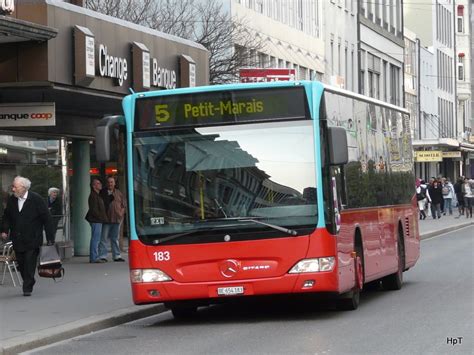 Vb Biel Mercedes Citaro Nr Be Unterwegs Auf Der Linie In