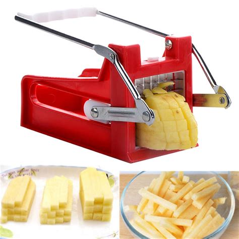 French Fries Cutters Stainless Steel Potato Chips Strip Cutting Machine