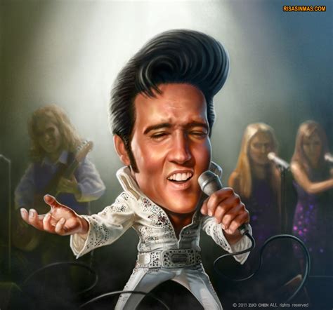 Caricatura De Elvis Presley