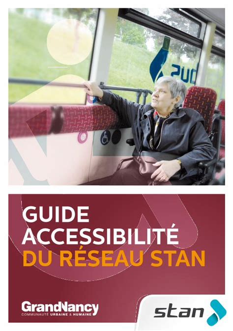 PDF GUIDE ACCESSIBILITÉ DU RÉSEAU STAN 2019 6 14 Agences