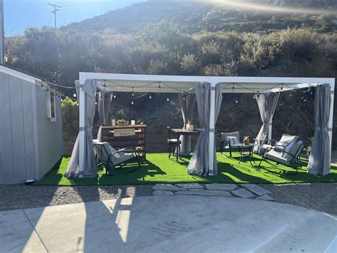 Mo Finance Erommy Louvered Pergola X Outdoor Hard Top