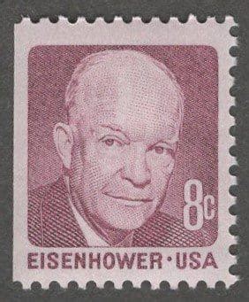 Scott 1395 DWIGHT D EISENHOWER MNH BKLT SINGLE NICELY CENTERED