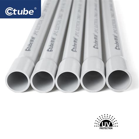 Mm To Mm Od Rigid Pvc Electrical Conduit With Uv Resistance For