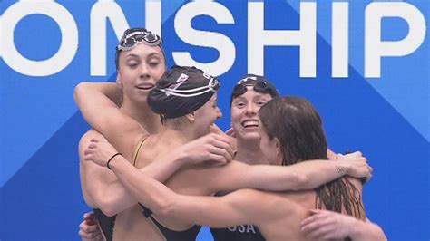 U.S. wins three golds to end swim worlds as duel in the pool rivalry ...