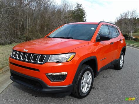 2020 Spitfire Orange Jeep Compass Sport 4x4 136843376 Photo 3 Car Color Galleries