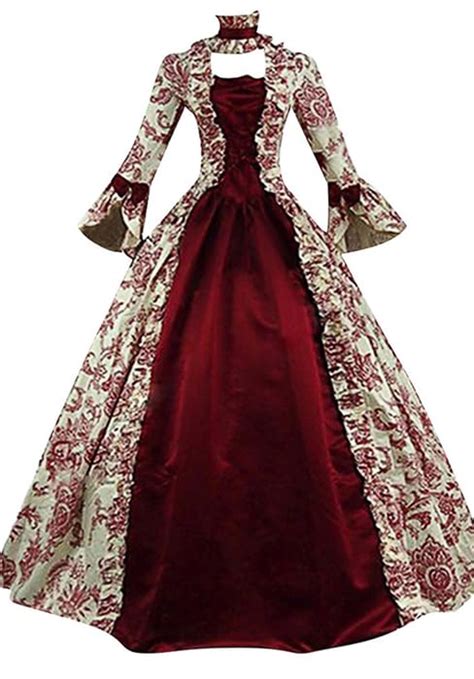 Wkishenl Victorian Dress Women Halloween Renaissance