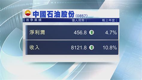 【業績速報】中石油首季多賺47至4568億人幣 Now 新聞