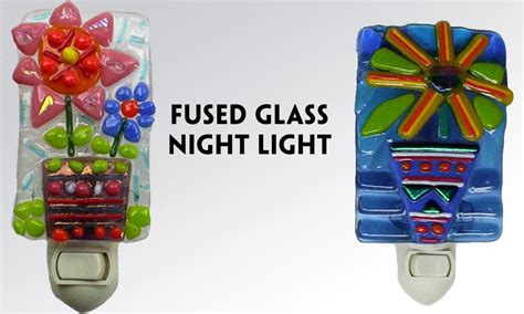 Make Your Own Fused Glass Night Light Crooked Tree Arts Center