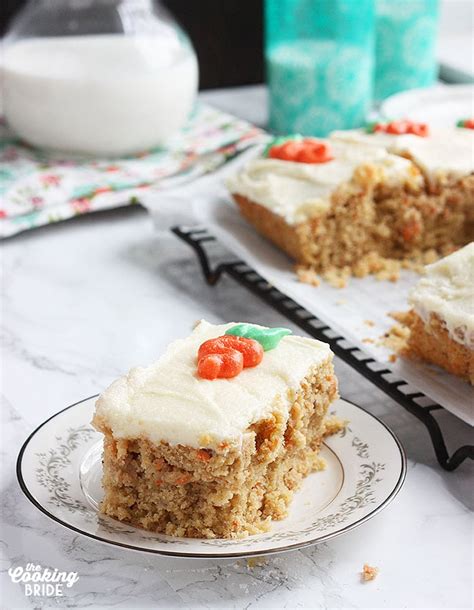 Pineapple Carrot Cake The Cooking Bride