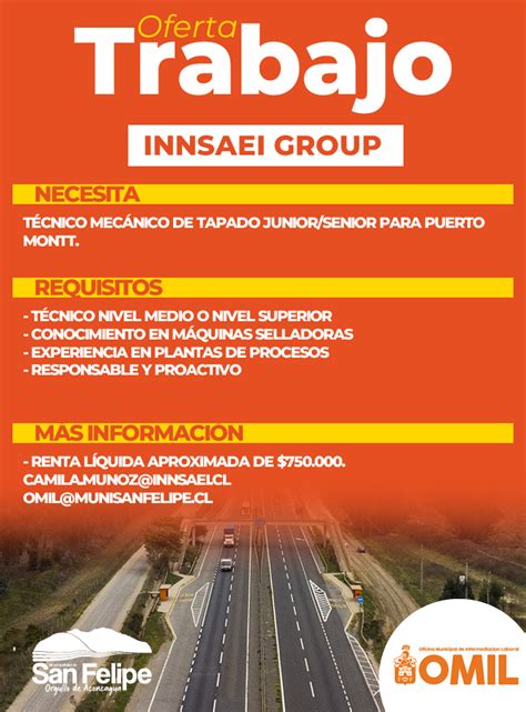 Municipalidad De San Felipe On Twitter Omil Informa Innsaei Group