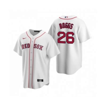 Men S Boston Red Sox Wade Boggs Nike White Replica Home Jersey