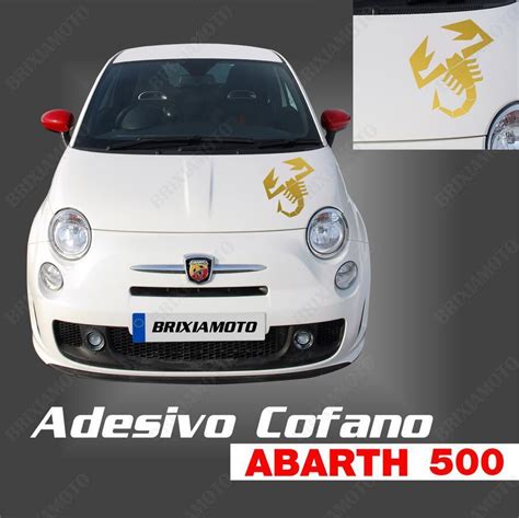 Adesivi Cofano Cofano Auto Per Fiat 500 Abarth 595 500X 49 OFF