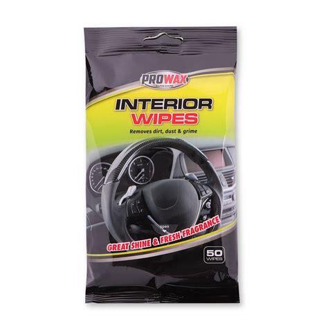 50 Car Interior Wipes Poundstretcher