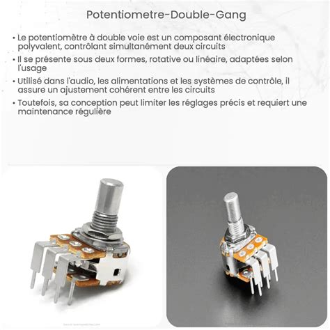 Potentiomètre Double Gang Comment ça marche application et avantages