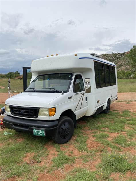 2003 Ford E350 Econoline Shuttle Bus Conversion - Skoolie Livin ...